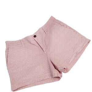 Old Navy Red Stripe Seersucker Shorts Size 8